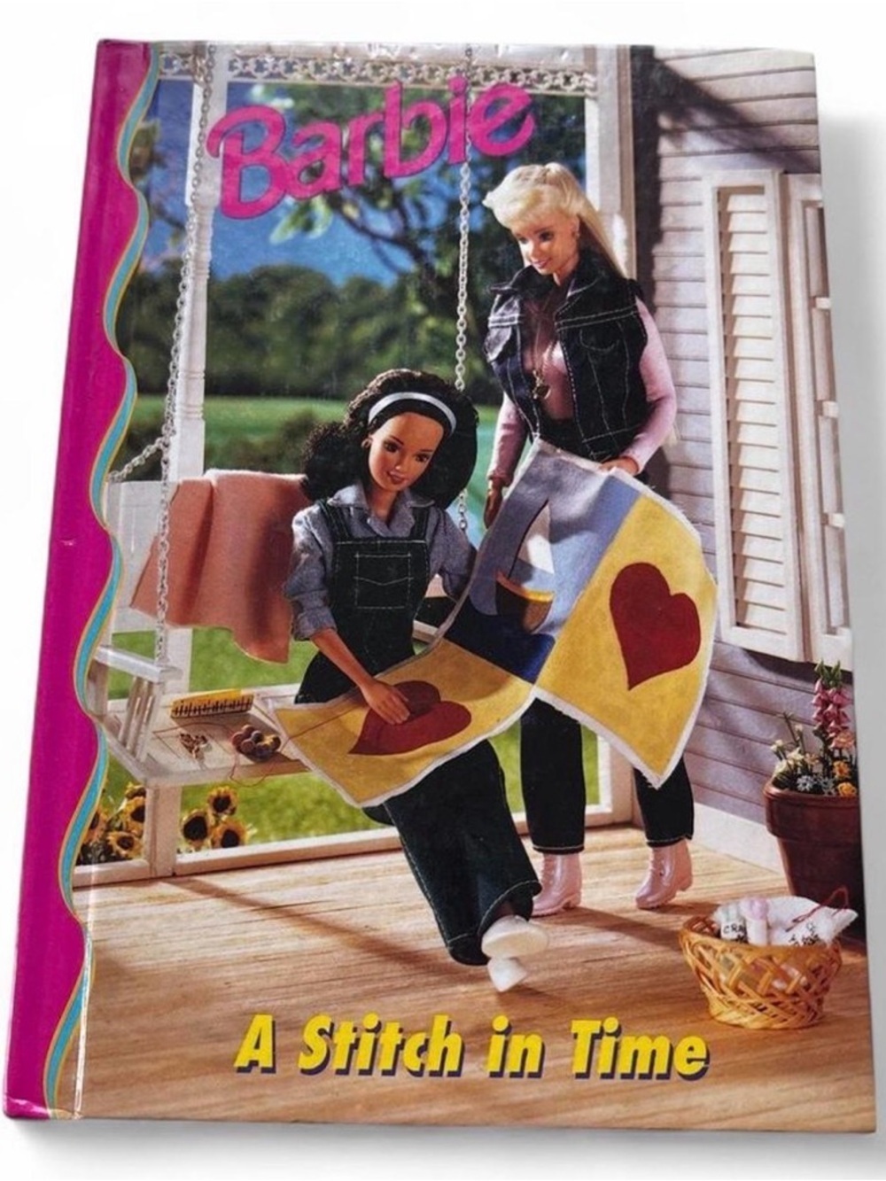 Barbie Pink Hardcover with Yellow & Red Accents